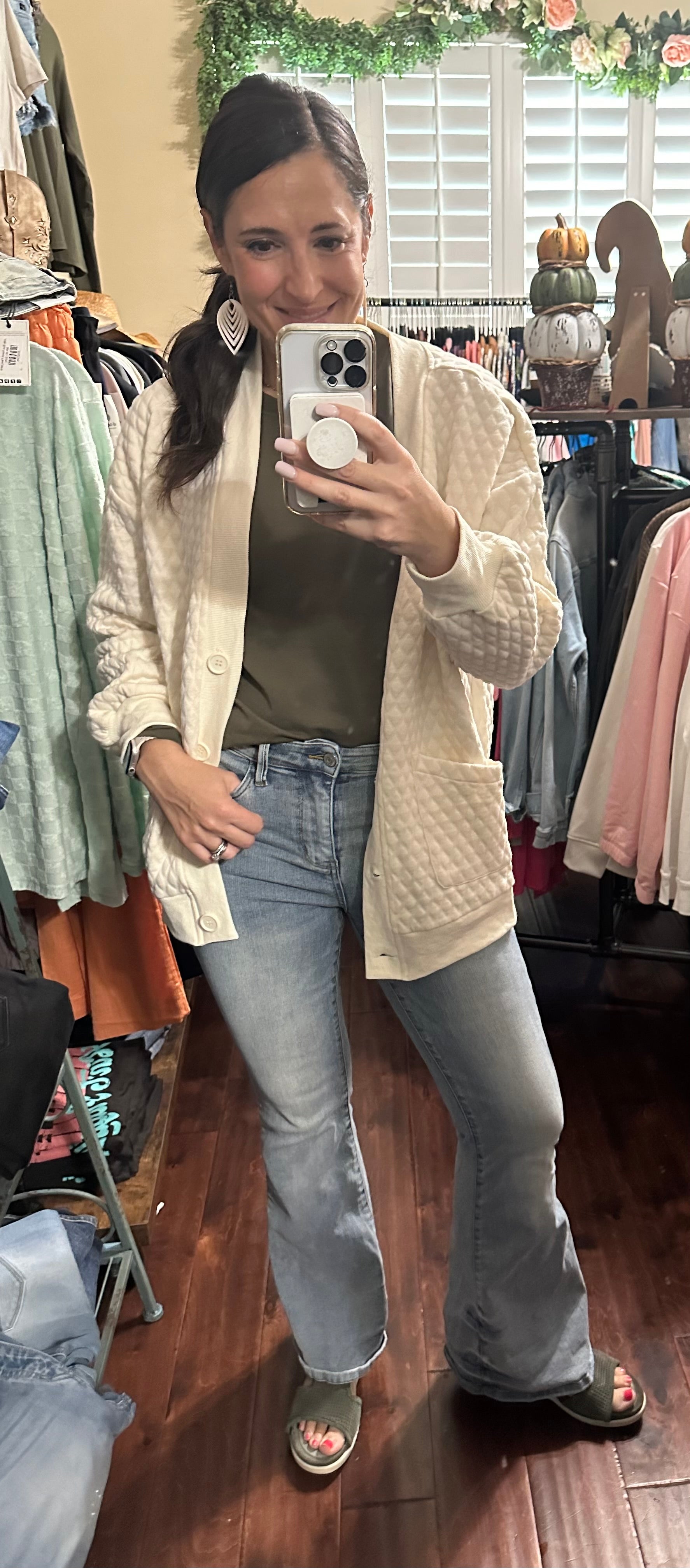 Umgee cream cardigan