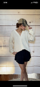 Umgee cream cardigan