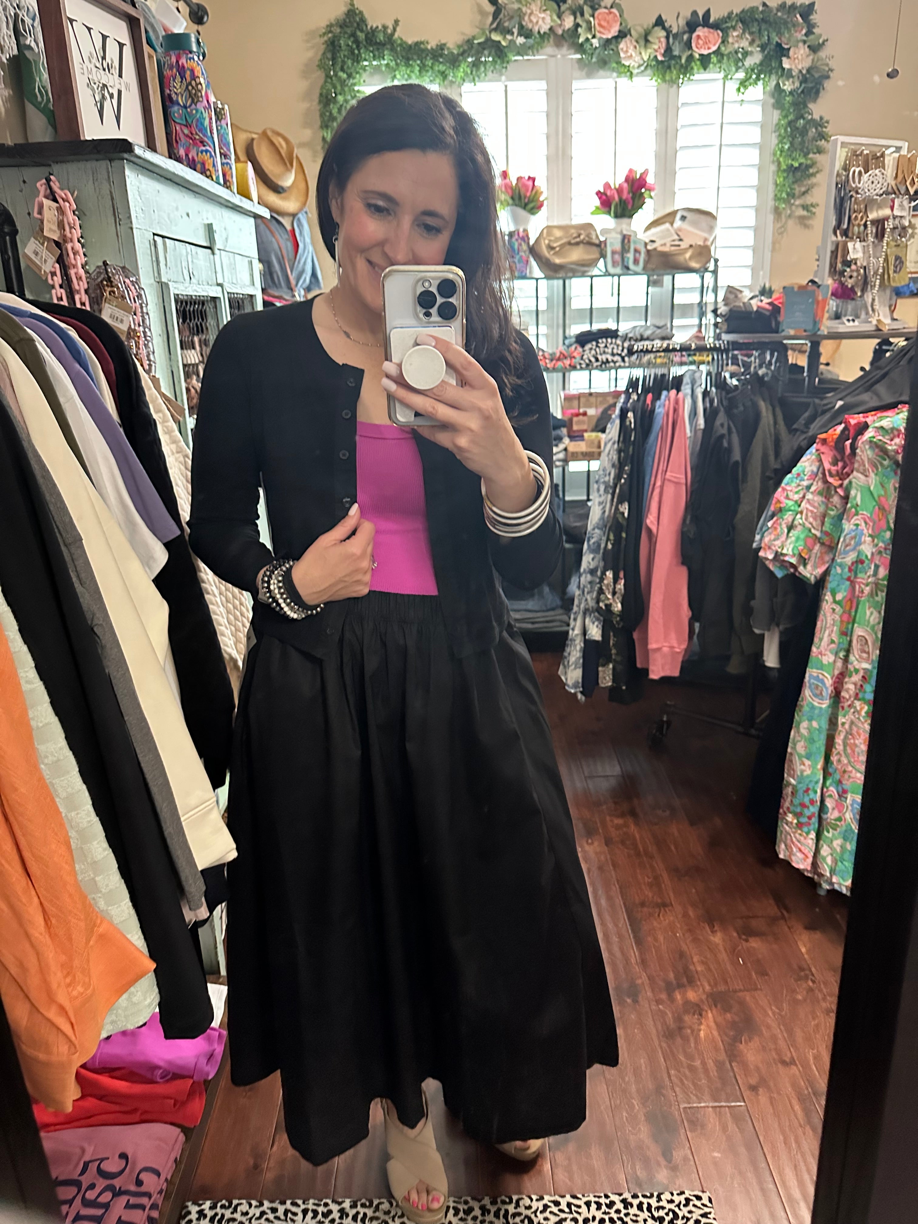 Mono B breeze cardigan and skirt set