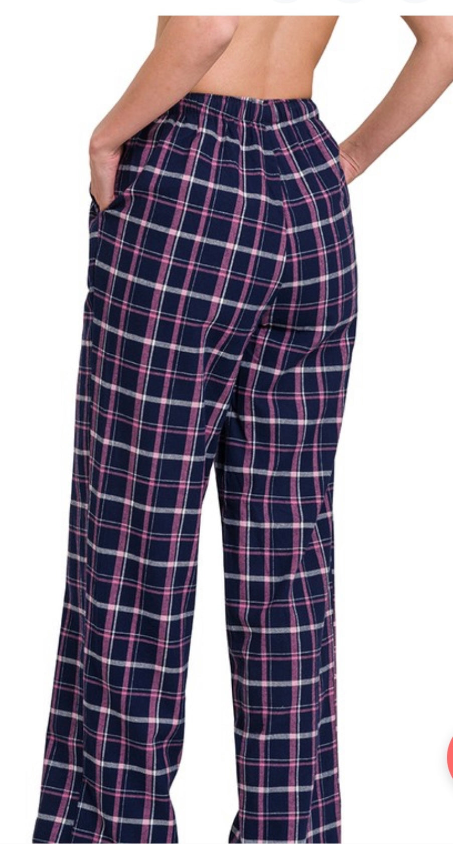 Plaid Lounge pants/ pj pants with pockets