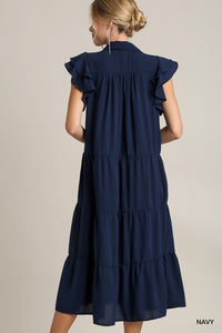 Umgee Weekend Dress- Navy