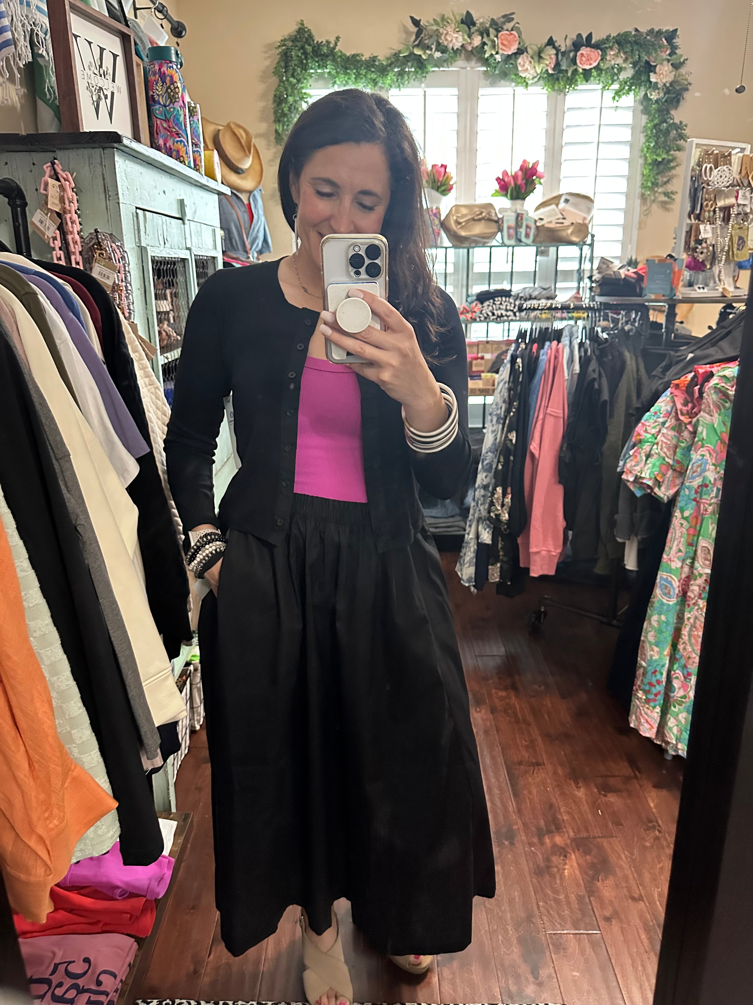 Mono B breeze cardigan and skirt set