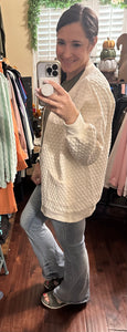 Umgee cream cardigan