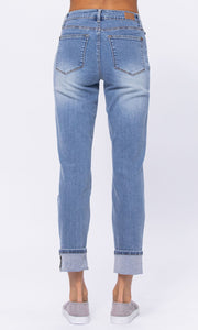 Judy Blue Rachel cuffed boyfriend jeans