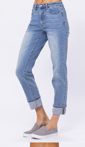 Judy Blue Rachel cuffed boyfriend jeans