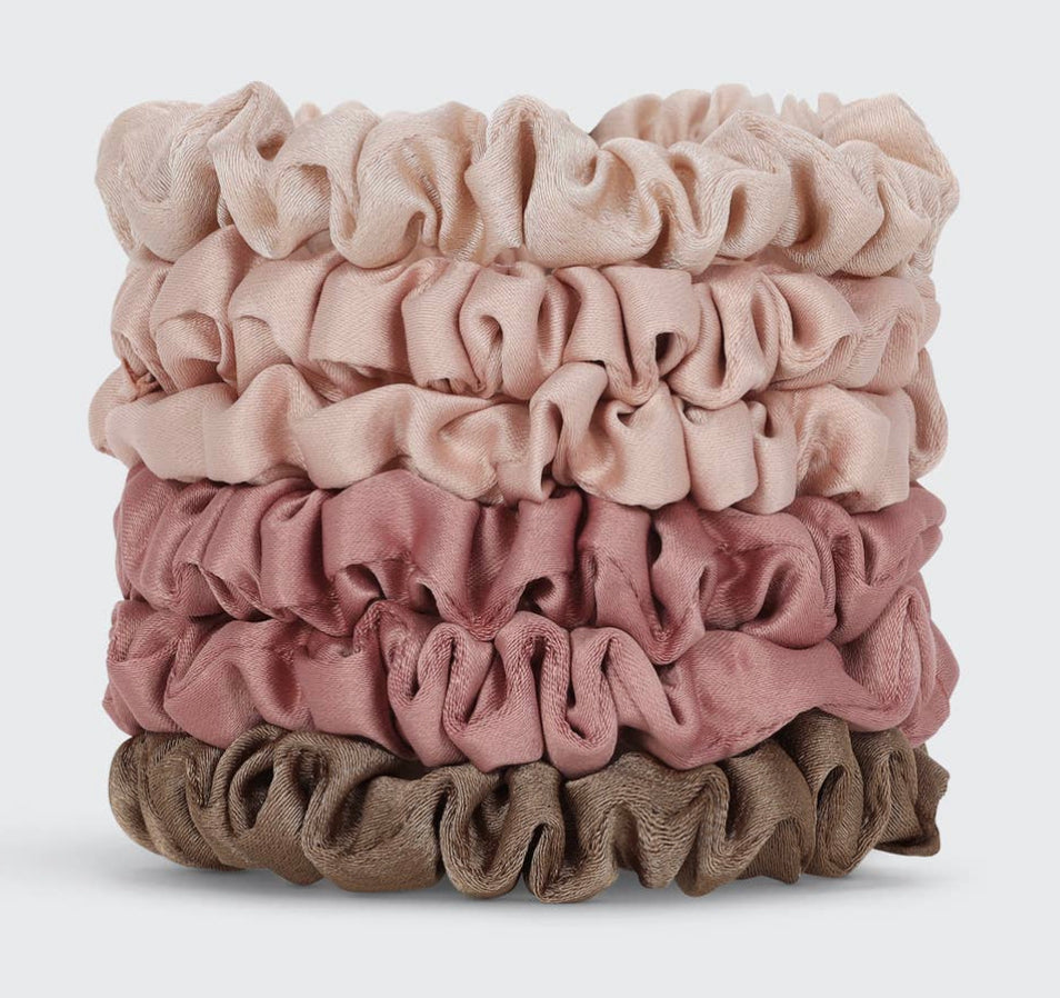 Satin scrunches