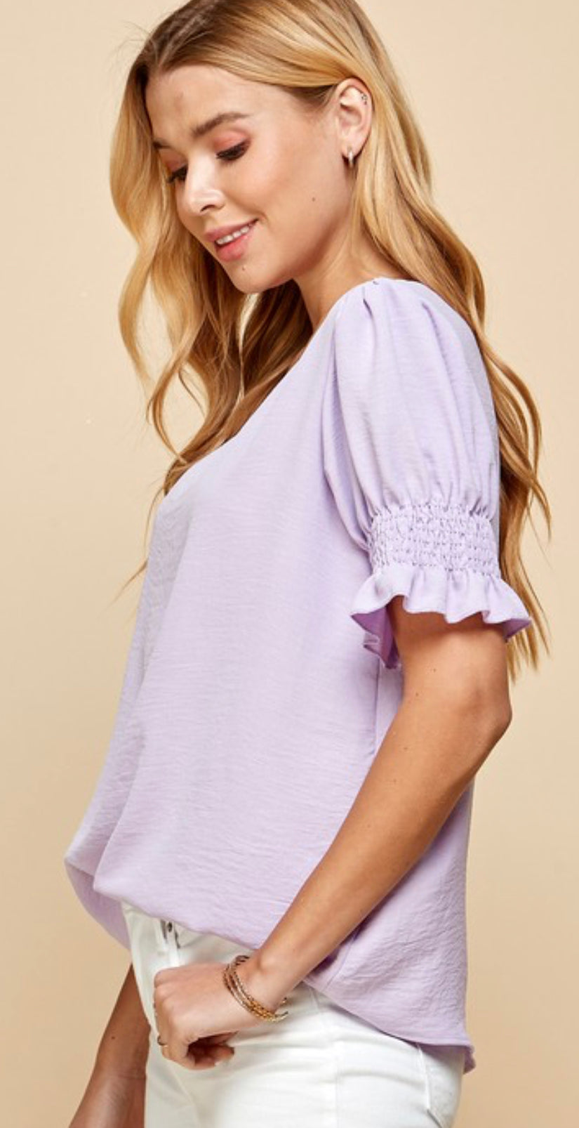 Puff sleeve blouse