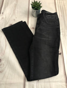 Black non distressed straight leg jeans