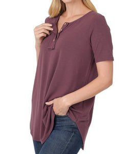 64 Button T-shirt top