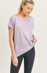 Oversized mineral washed tee