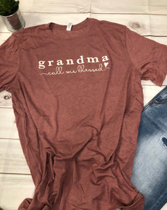 Grandma- Call me Blessed T-Shirt