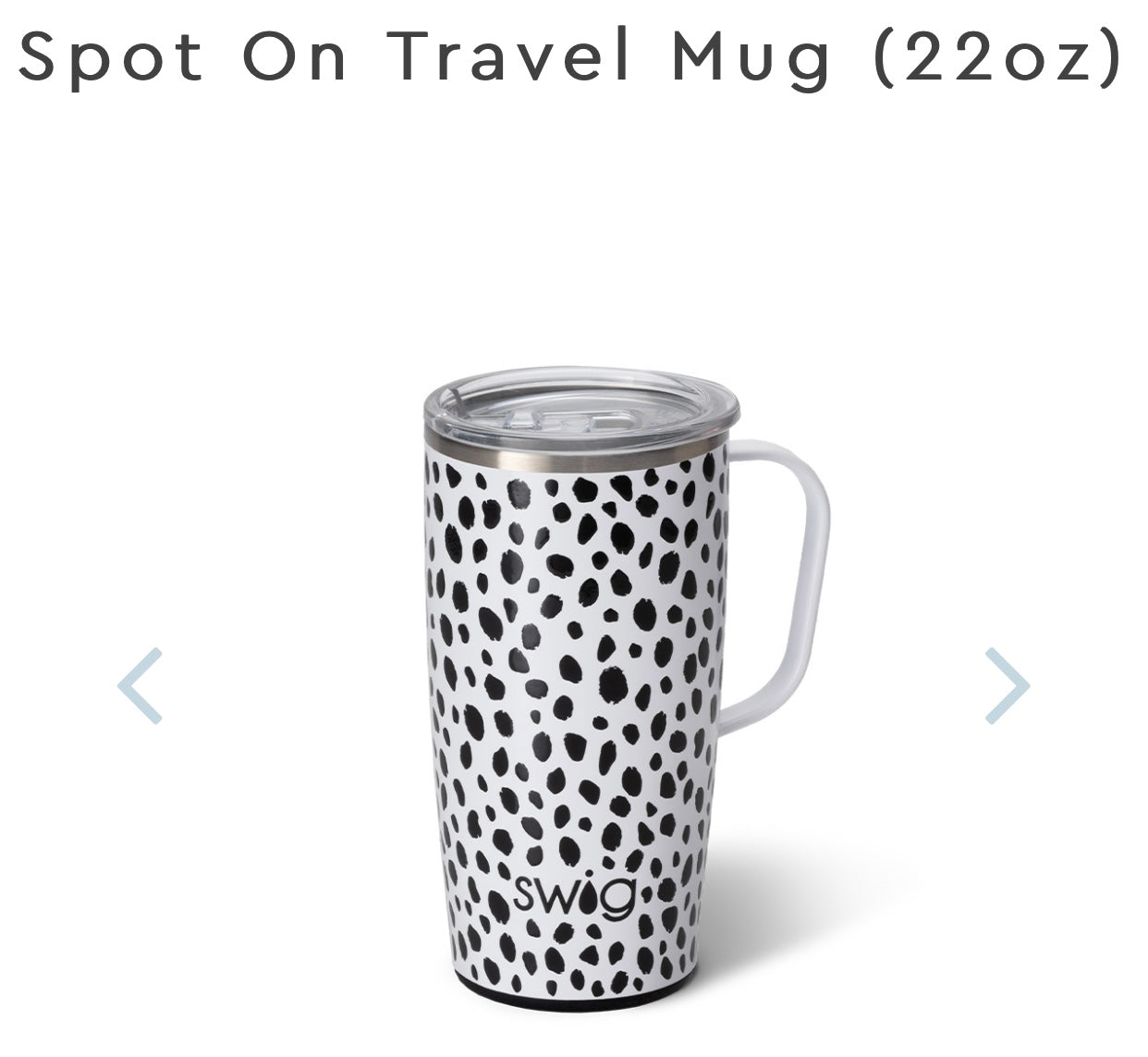 76 Swig travel mug 22oz