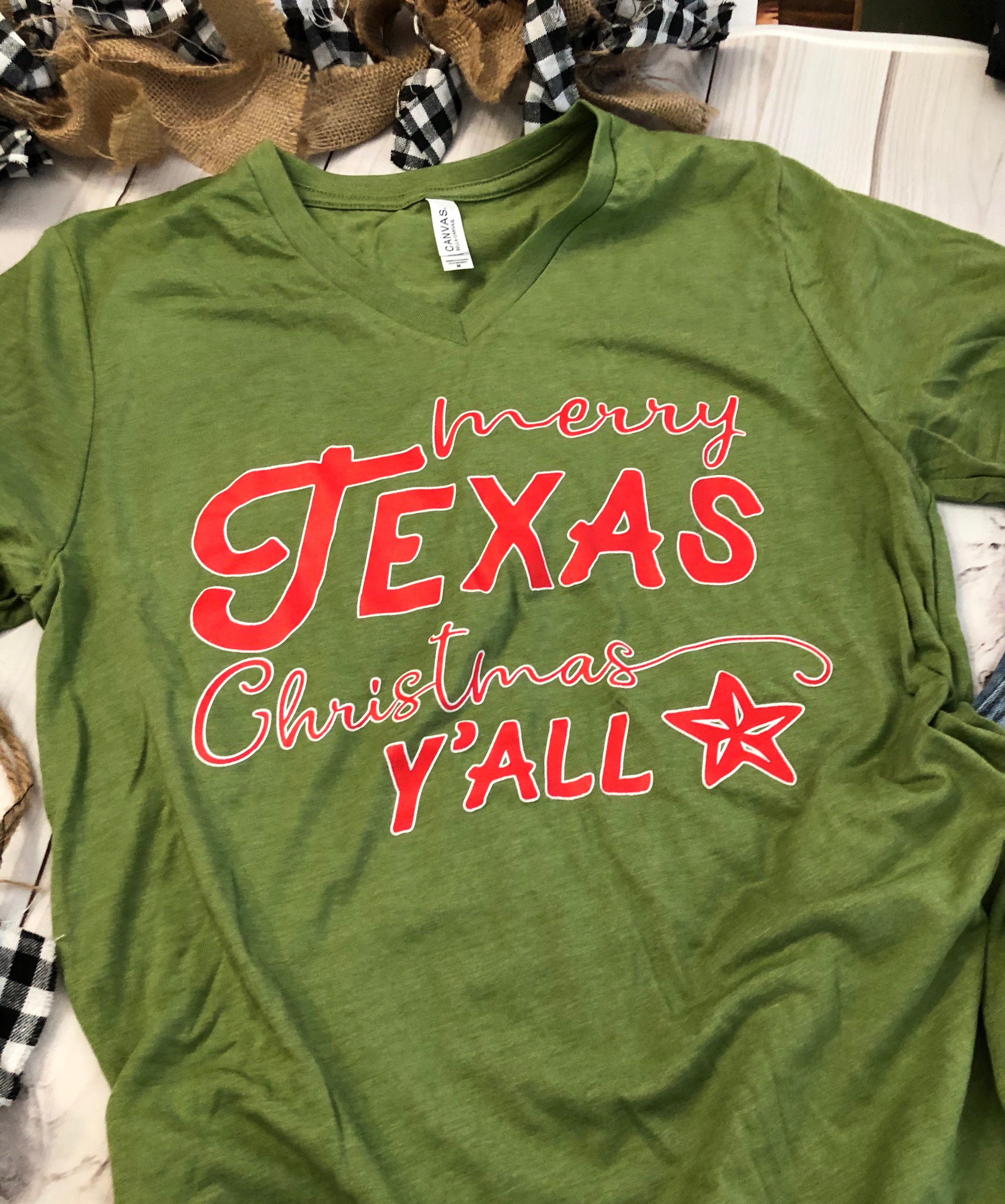 Merry Texas Christmas Y’all T-shirt