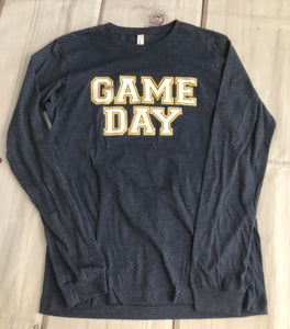 Game day long sleeve T-shirt navy