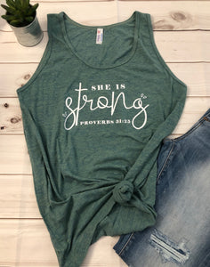 She is Strong Tank T-Shirt