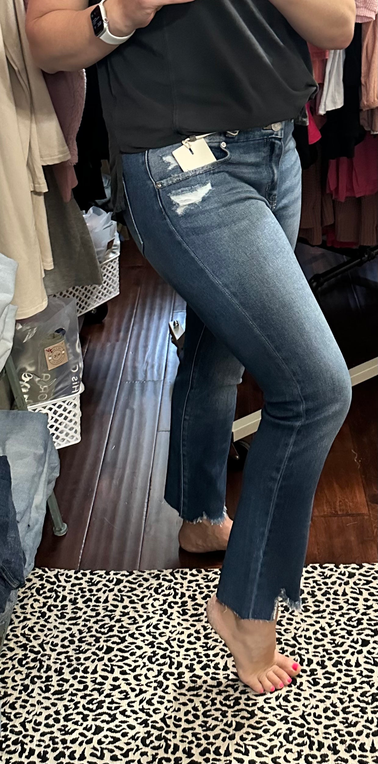 KanCan Cindy slim straight leg jeans