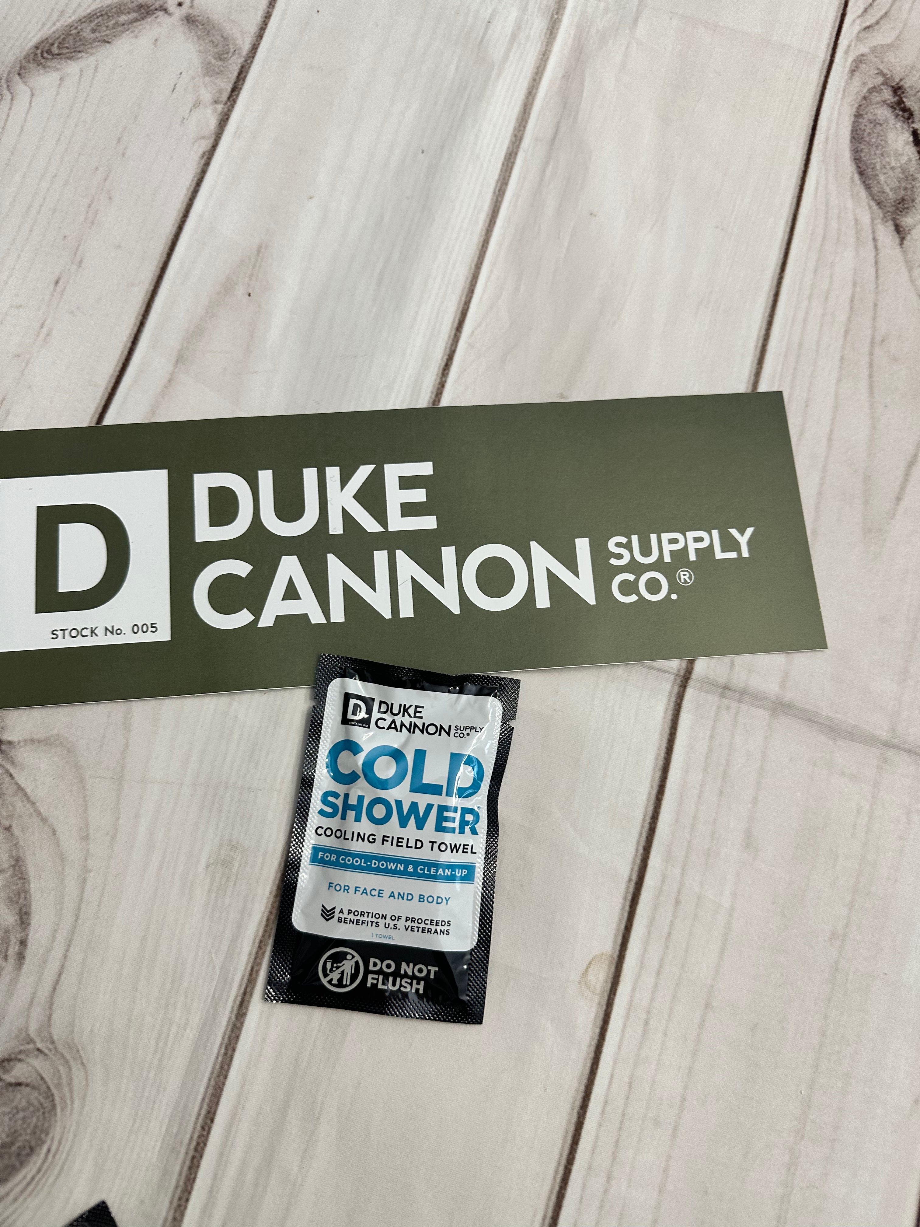 DUKE CANNON - Cold Shower Wipes