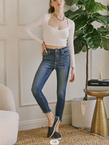 34 Kenzie high rise ankle skinny jeans