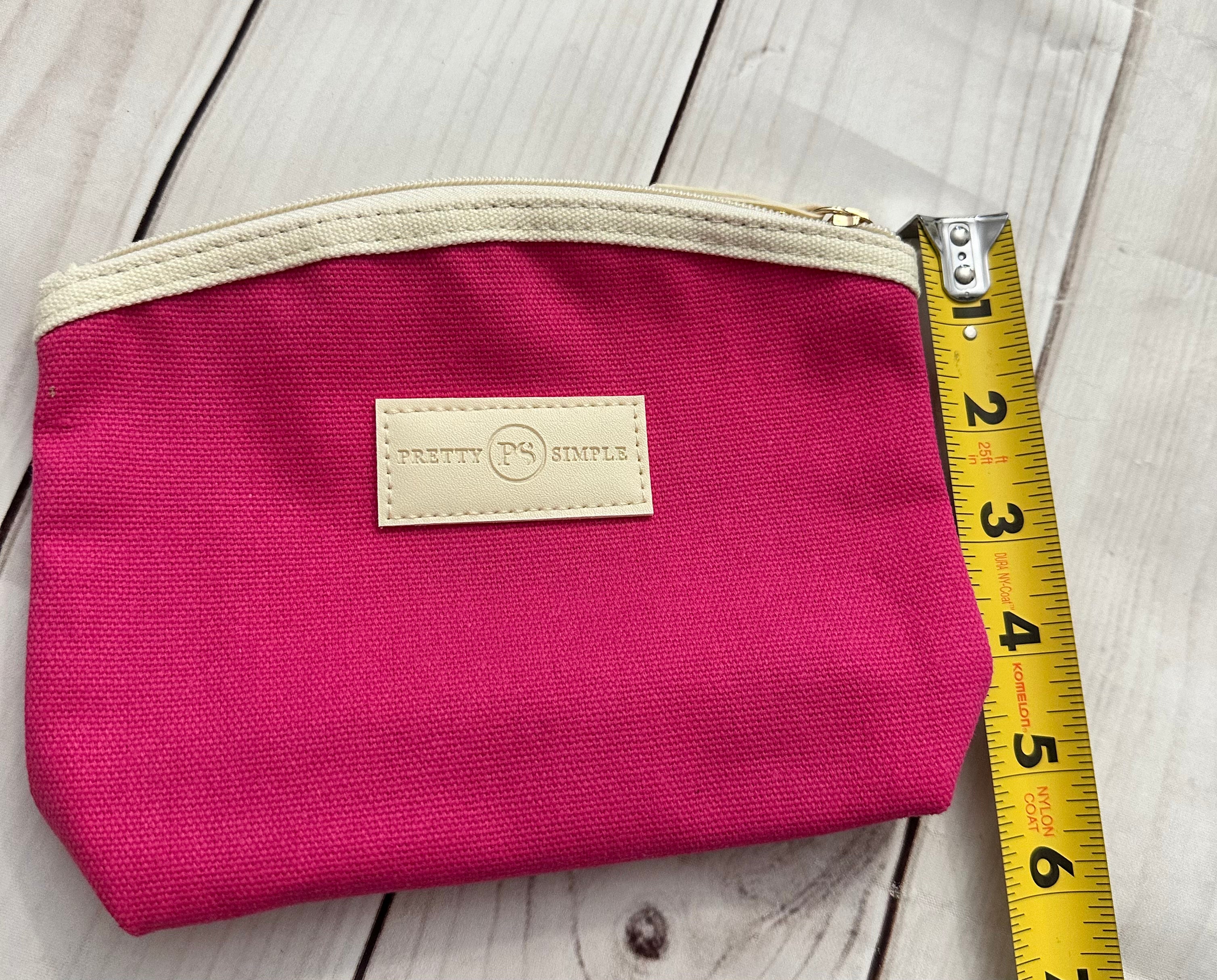 Canvas zip pouch