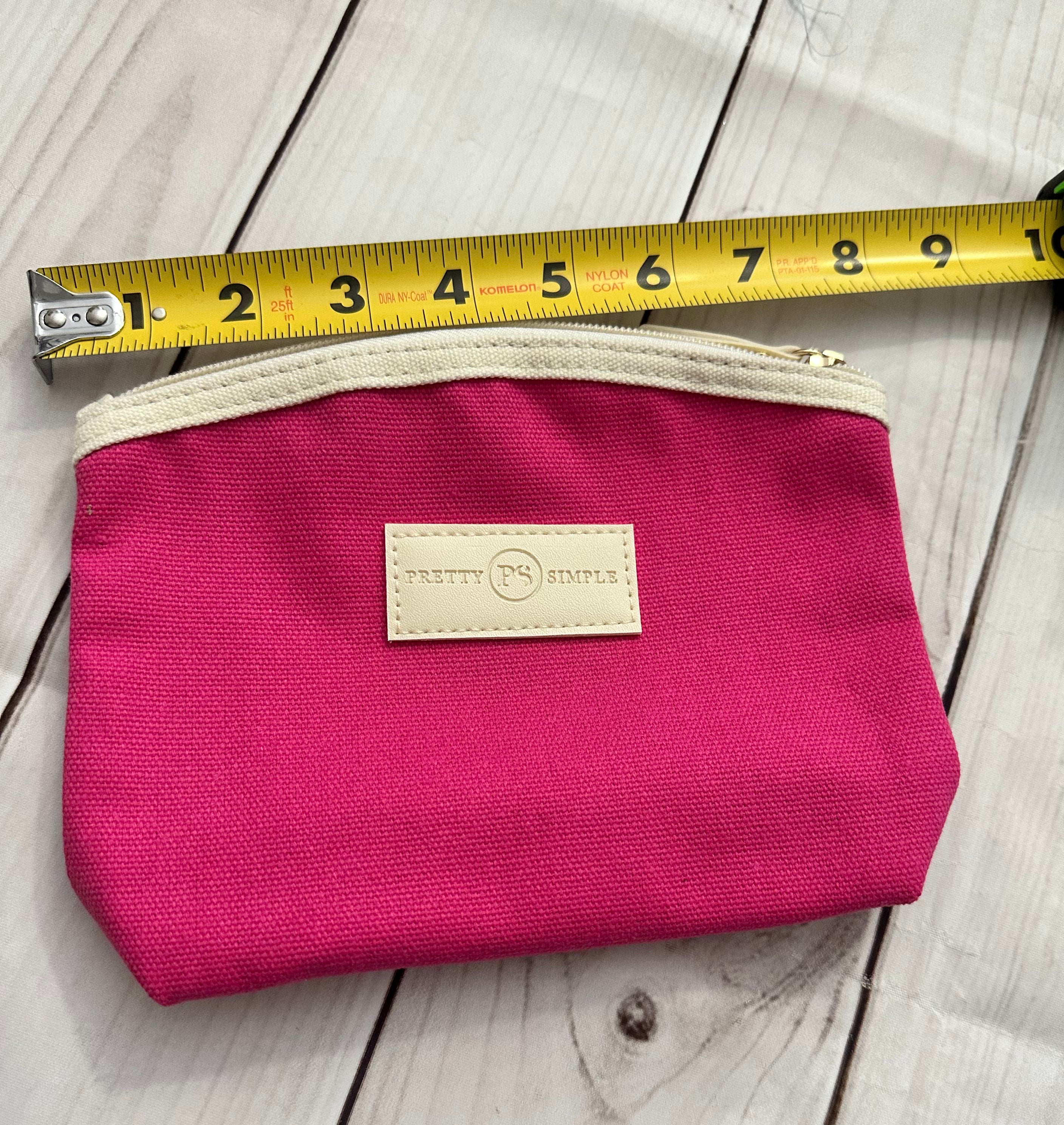 Canvas zip pouch