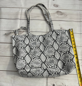 Faux snake tote